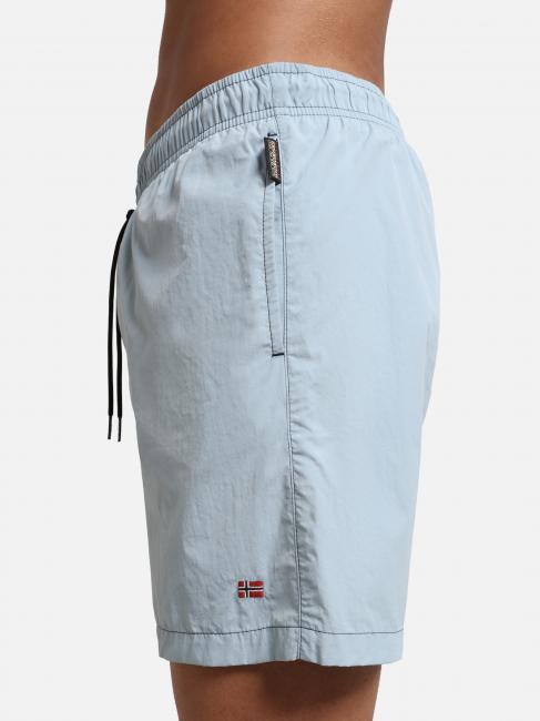 VALIS Kost&uuml;m mit Fahne blauer Nebel - Herrenbadehosen