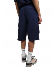 NAPAPIJRI N-DRU Cargo-Bermuda aus Baumwolle mit G&uuml;rtel Mittelalterliches Blau - Hosen Herren - 2