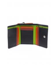 LESAC COLORFULL Ledergeldb&ouml;rse Schwarz - Brieftaschen Damen - 2