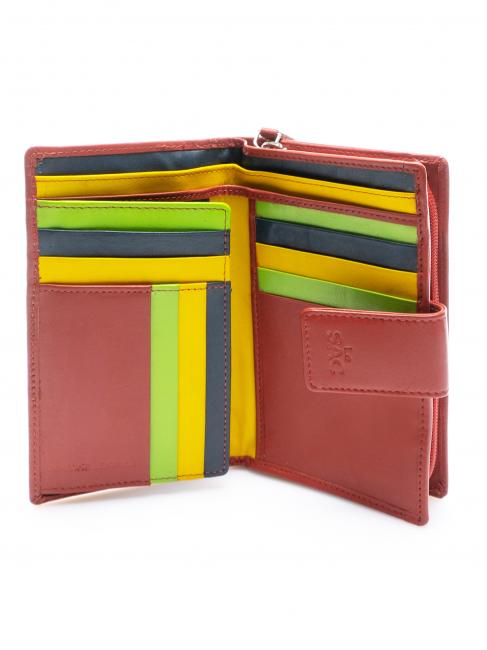 COLORFULL Geldb&ouml;rse aus Leder f&uuml;r Damen rs - Brieftaschen Damen