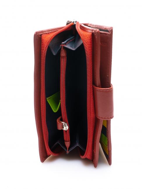 COLORFULL Geldb&ouml;rse aus Leder f&uuml;r Damen rs - Brieftaschen Damen