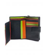 LESAC COLORFULL Geldb&ouml;rse aus Leder f&uuml;r Damen Schwarz - Brieftaschen Damen - 2