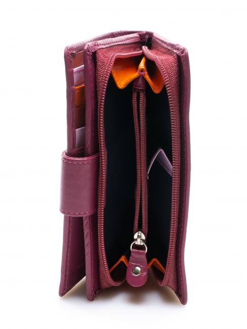 COLORFULL Geldb&ouml;rse aus Leder f&uuml;r Damen fx - Brieftaschen Damen