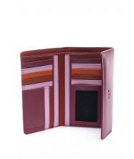 LESAC COLORFULL Brieftasche aus Leder mit zwei F&auml;chern - Brieftaschen Damen