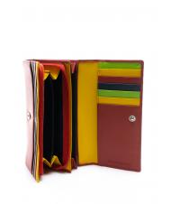 LESAC COLORFULL Ledergeldb&ouml;rse mit M&uuml;nzfach - Brieftaschen Damen