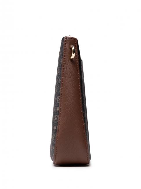 HERITAGE Umh&auml;ngetasche mit Kette Schwarz Braun - Damentaschen