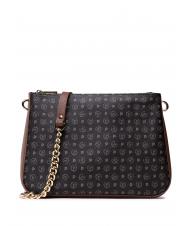 POLLINI HERITAGE Umh&auml;ngetasche mit Kette Schwarz Braun - Damentaschen - 4