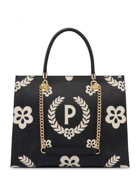 HERITAGE Einkaufstasche mit Allover-Print Schwarz - Damentaschen