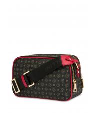 POLLINI HERITAGE Kameratasche mit Schultergurt schwarzer Lack - Damentaschen - 3