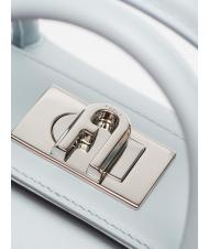 FURLA 1927 Soft Mini Bag von Hand, mit Schultergurt Beifu&szlig; + schwarz - Damentaschen - 3