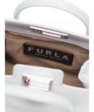 FURLA 1927 Soft Mini Bag von Hand, mit Schultergurt Beifu&szlig; + schwarz - Damentaschen - 4