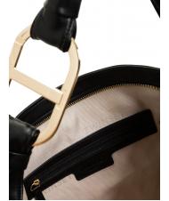 TWINSET OVAL T HANDLE Gro&szlig;e Umh&auml;ngetasche Schwarz - Damentaschen - 4