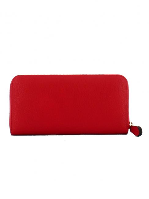LASERED OVAL T Gro&szlig;es Portemonnaie mit Rei&szlig;verschluss Mohn - Brieftaschen Damen