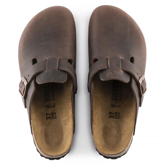 BOSTON Sabot-Sandale aus Leder habana - Schuhe Unisex
