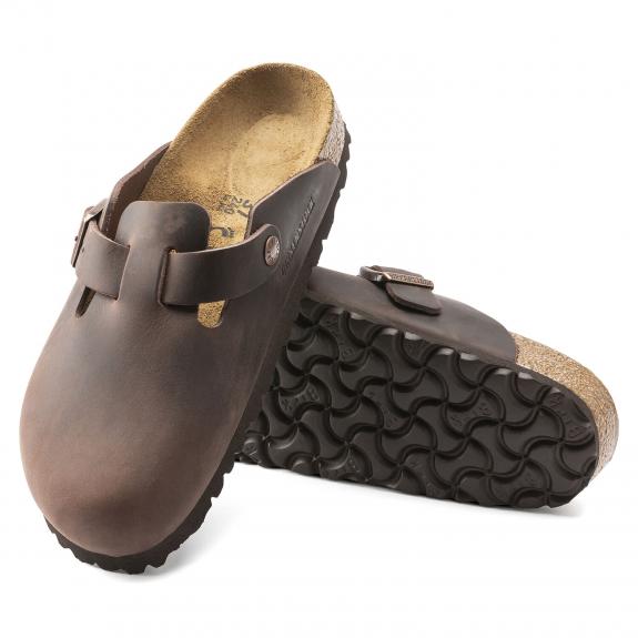 BOSTON Sabot-Sandale aus Leder habana - Schuhe Unisex