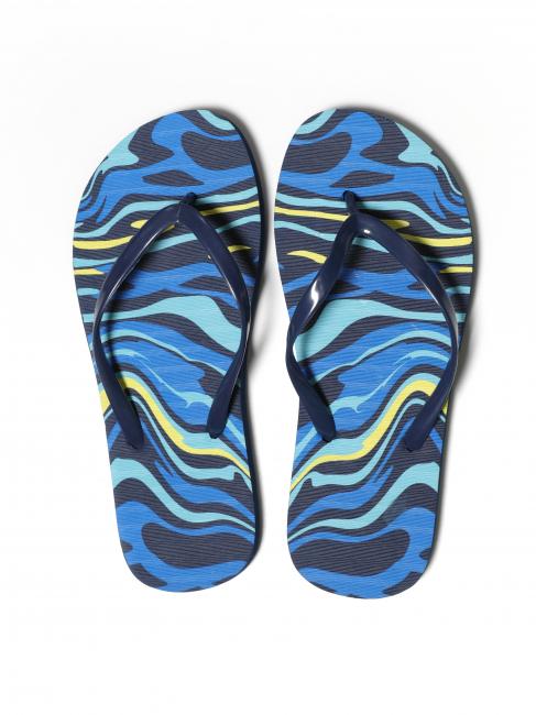 SANDY Flip-Flop-Hausschuh blau - Damenschuhe