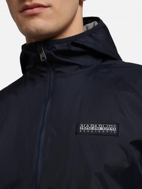 A-MORGEX Kapuzenjacke mit Kway-Logo blu marine - Herrenjacken