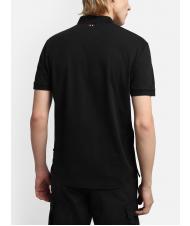 NAPAPIJRI ELBAS JERSEY Mikrologe-Poloshirt aus Baumwolle schwarz 041 - Herren-Polo-Shirts/Herren-Polo-Shirt/Herrenpoloshirt/Herrenpoloshirts - 3