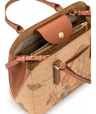 ALVIERO MARTINI PRIMA CLASSE GEO CLASSIC 3-Pocket-Tasche mit Schultergurt NAT&Uuml;RLICH - Damentaschen - 4