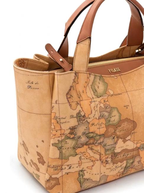 GEO CLASSIC Handtasche mit Schulterriemen NAT&Uuml;RLICH - Damentaschen