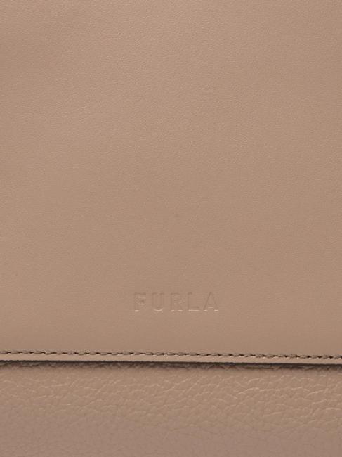 GILDA Einkaufstasche aus Roma- und St eracle-Kalbsleder grau + salbei c - Damentaschen