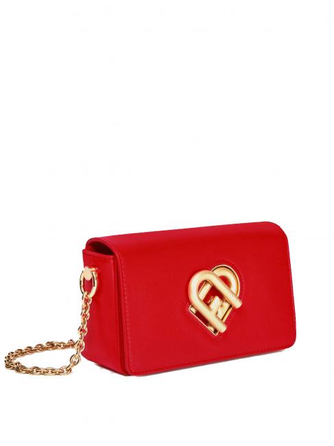 MY JOY Mini-Umh&auml;ngetasche aus Taita-Kalbsleder Schorle - Damentaschen