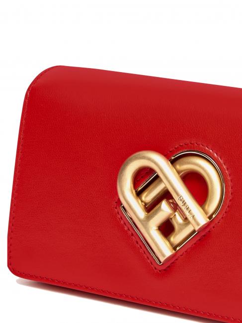 MY JOY Mini-Umh&auml;ngetasche aus Taita-Kalbsleder Schorle - Damentaschen