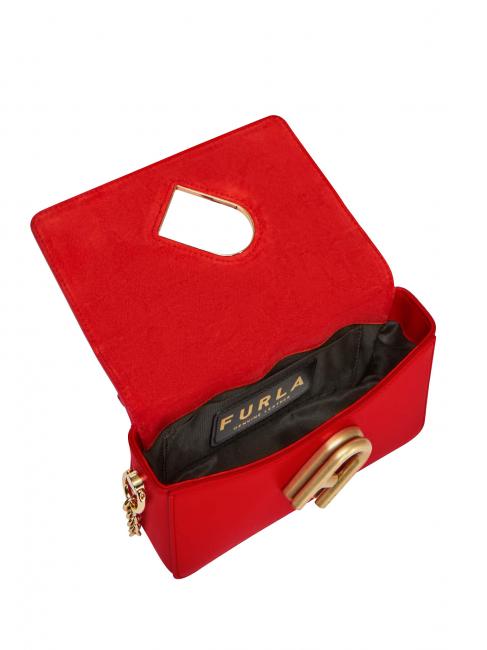 MY JOY Mini-Umh&auml;ngetasche aus Taita-Kalbsleder Schorle - Damentaschen