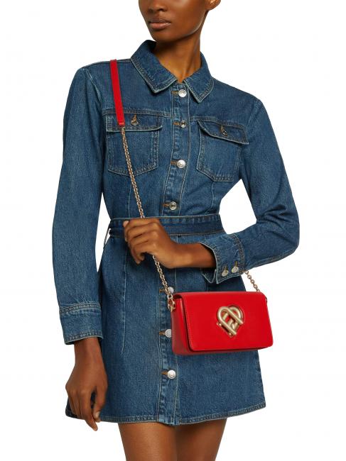 MY JOY Mini-Umh&auml;ngetasche aus Taita-Kalbsleder Schorle - Damentaschen