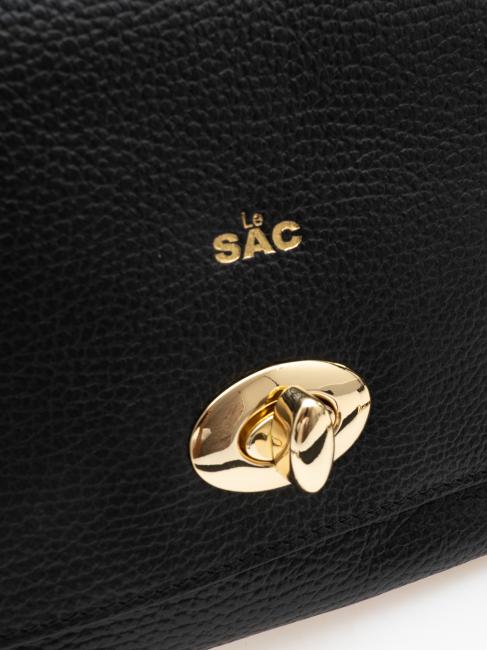 Schultertasche Aus Dollarleder Schwarz - Damentaschen