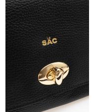 LESAC Schultertasche Aus Dollarleder Schwarz - Damentaschen - 3