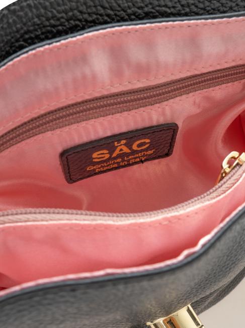 Schultertasche Aus Dollarleder Schwarz - Damentaschen