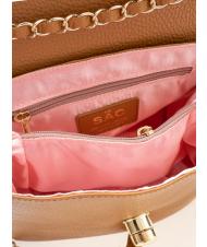 LESAC Schultertasche Aus Dollarleder nat&uuml;rlich - Damentaschen - 5