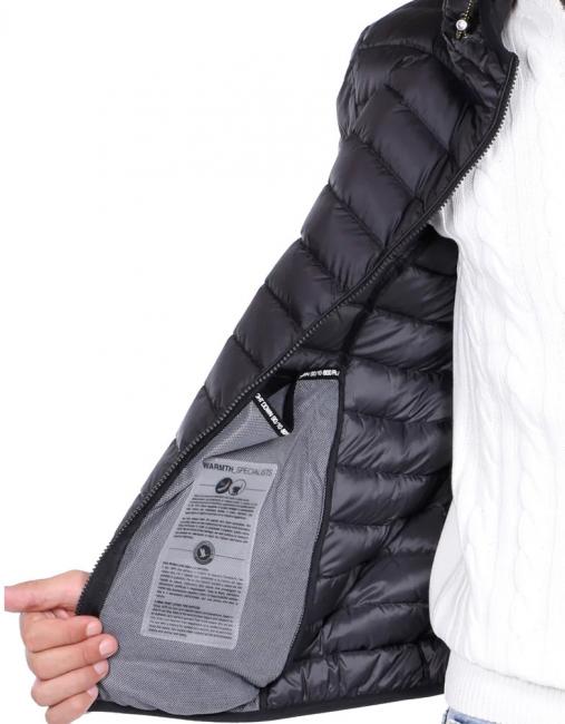 FRANKLIN Daunenjacke mit Kapuze Asphalt / m19 - Daunenjacken f&uuml;r Herren