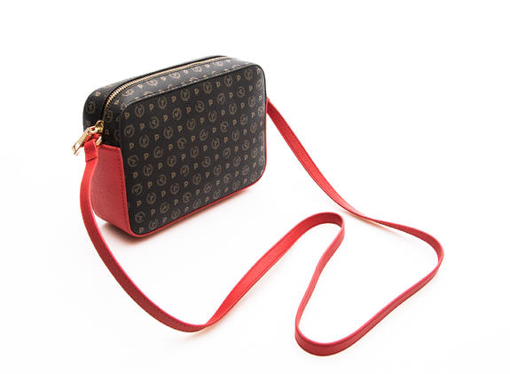 Heritage Classic Mini-Schultertasche schwarzer Lack - Damentaschen