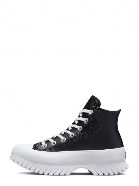 ALL STAR LUGGED 2 Platform High Scarponcino-Turnschuhe schwarz / Reiher / wei&szlig; - Damenschuhe