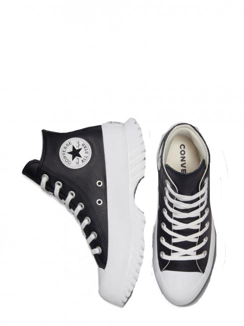 ALL STAR LUGGED 2 Platform High Scarponcino-Turnschuhe schwarz / Reiher / wei&szlig; - Damenschuhe