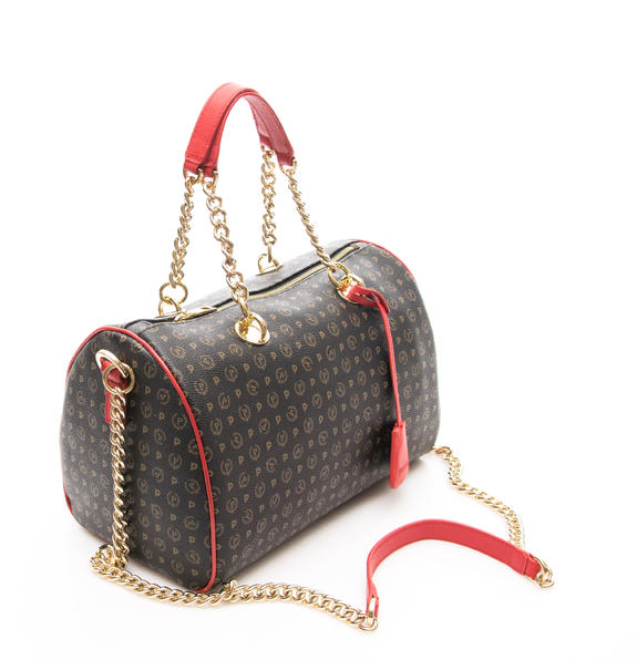 Heritage Classic Handtasche, mit Schulterriemen schwarzer Lack - Damentaschen