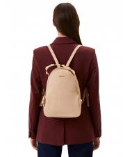 TWINSET SQUARED STUDS Rucksack mit Nieten und Rei&szlig;verschluss Kubanischer Sand - Damentaschen - 5