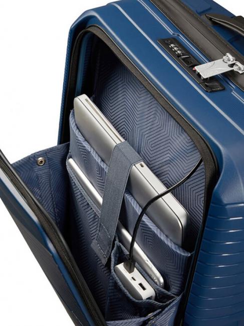 AIRCONIC Handgep&auml;ck-Trolley, 15,6" PC-Halterung Mitternachtsmarine - Handgep&auml;ck