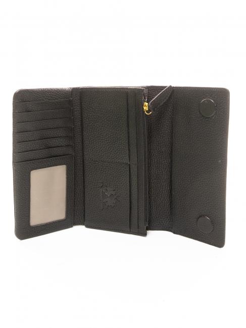 HERITAGE Brieftasche aus kontinentalem Leder Schwarz - Brieftaschen Damen