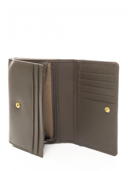 HERITAGE Ledergeldb&ouml;rse Taupe - Brieftaschen Damen