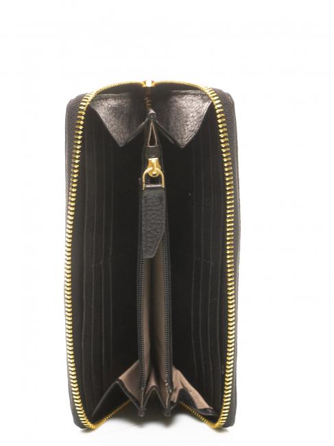 HERITAGE Geldb&ouml;rse aus Leder f&uuml;r Damen Schwarz - Brieftaschen Damen