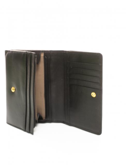 HERITAGE Ledergeldb&ouml;rse Schwarz - Brieftaschen Damen