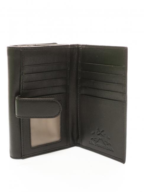 HERITAGE Ledergeldb&ouml;rse Schwarz - Brieftaschen Damen