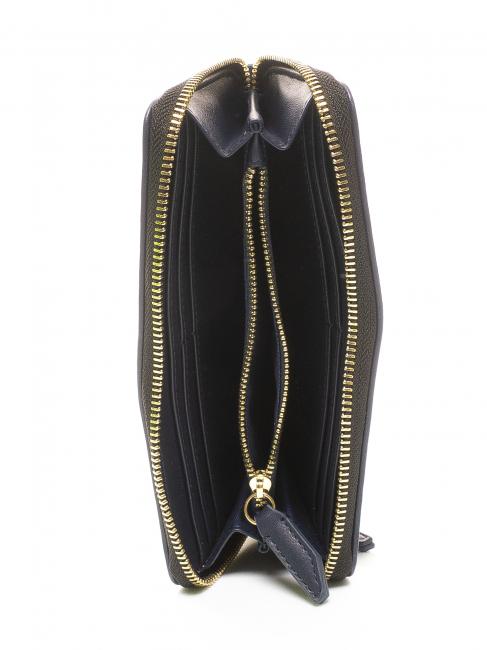 GERALDINA Brieftasche mit Rei&szlig;verschluss Schwarz - Brieftaschen Damen