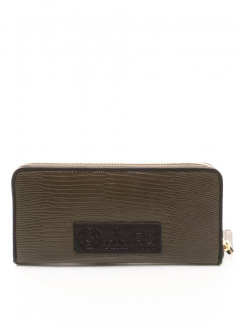 GERALDINA Brieftasche mit Rei&szlig;verschluss GRAU - Brieftaschen Damen