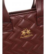 LA MARTINA ANGELINA Handshopper, mit Schulterriemen Burgund - Damentaschen - 3