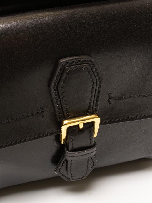 GIOVANNA Rucksack aus Leder Schwarzes Gold - Damentaschen
