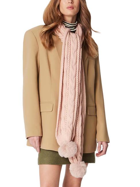 SchalmitPompon  Pariser Rose - Schals